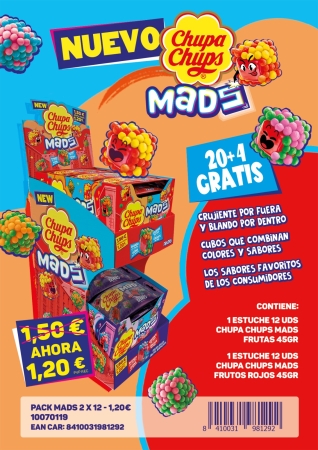 PACK MADS 45GR 20+4 1.20€