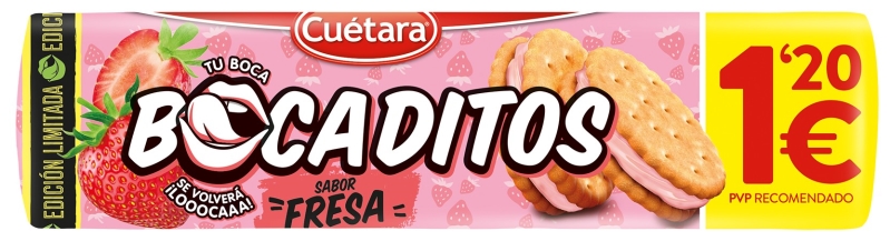 BOCADITOS FRESA 150GR 15U 1,20€
